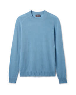 Pull Col Rond Manches Marteau - Bleu Glaz