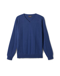 Pull V Détails En Côtes - Rugby