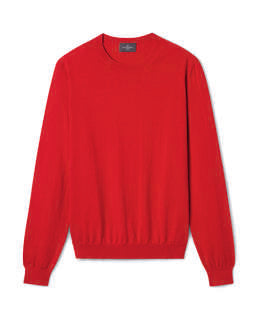 Pull Col Rond - Rouge Gorge