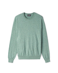 Pull Col Rond - Feuille