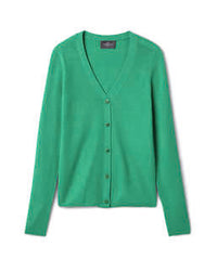 Gilet Maille Unie - Vert Tupper