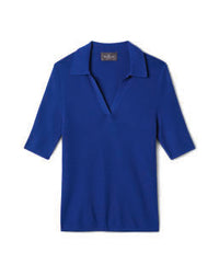 Polo Uni - Bleu Delphinium