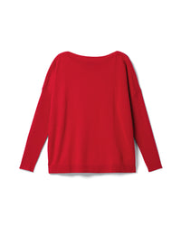 Pull Col Bateau Oversize - Garnet