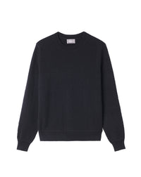 Pull Col Rond Mini Chevrons - Noir