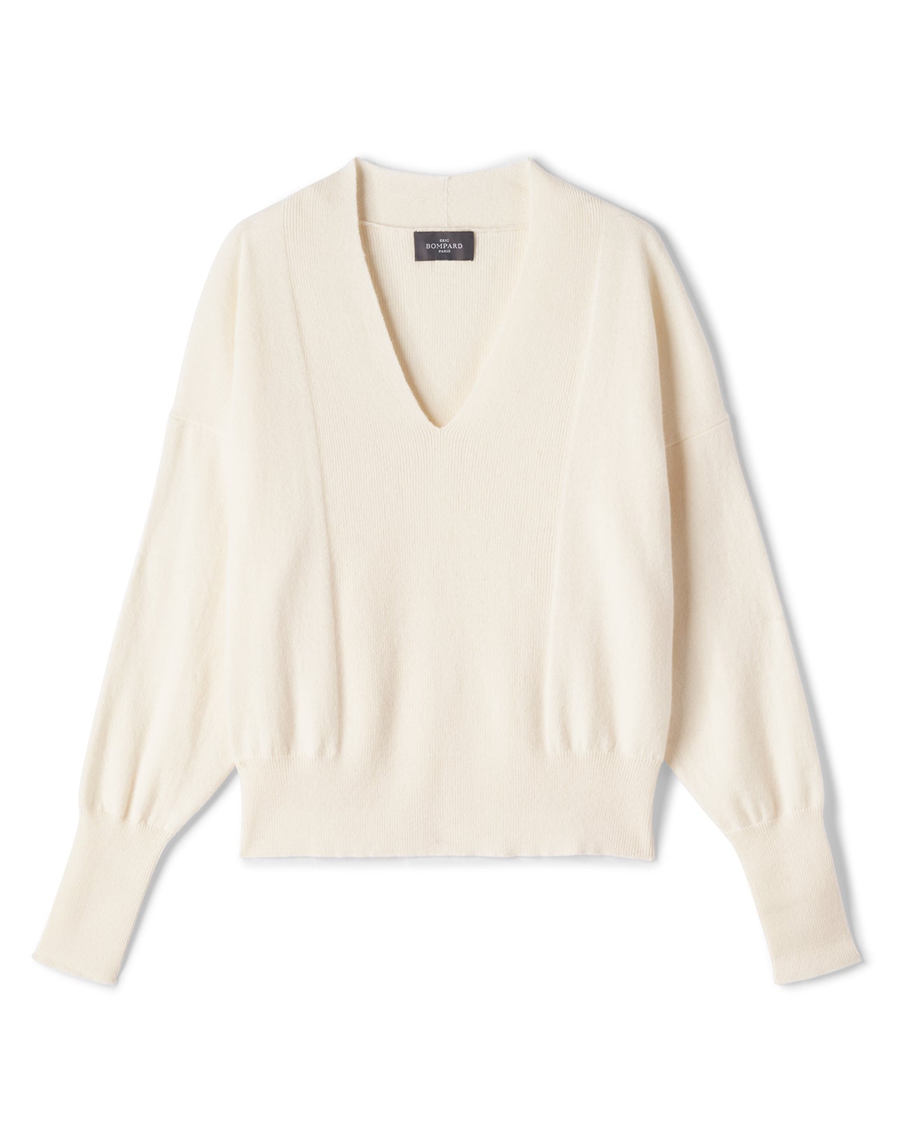 Pull V Jeu De Côtes - Naturel