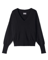Pull V Jeu De Côtes - Noir