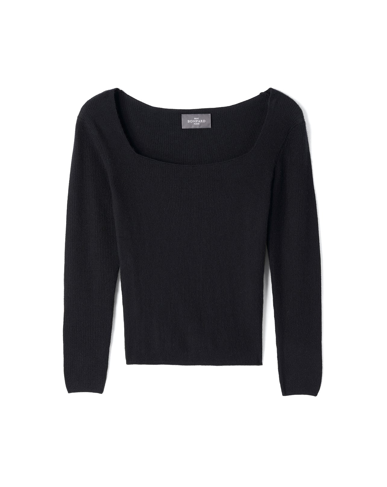 Pull Encolure Carré - Noir