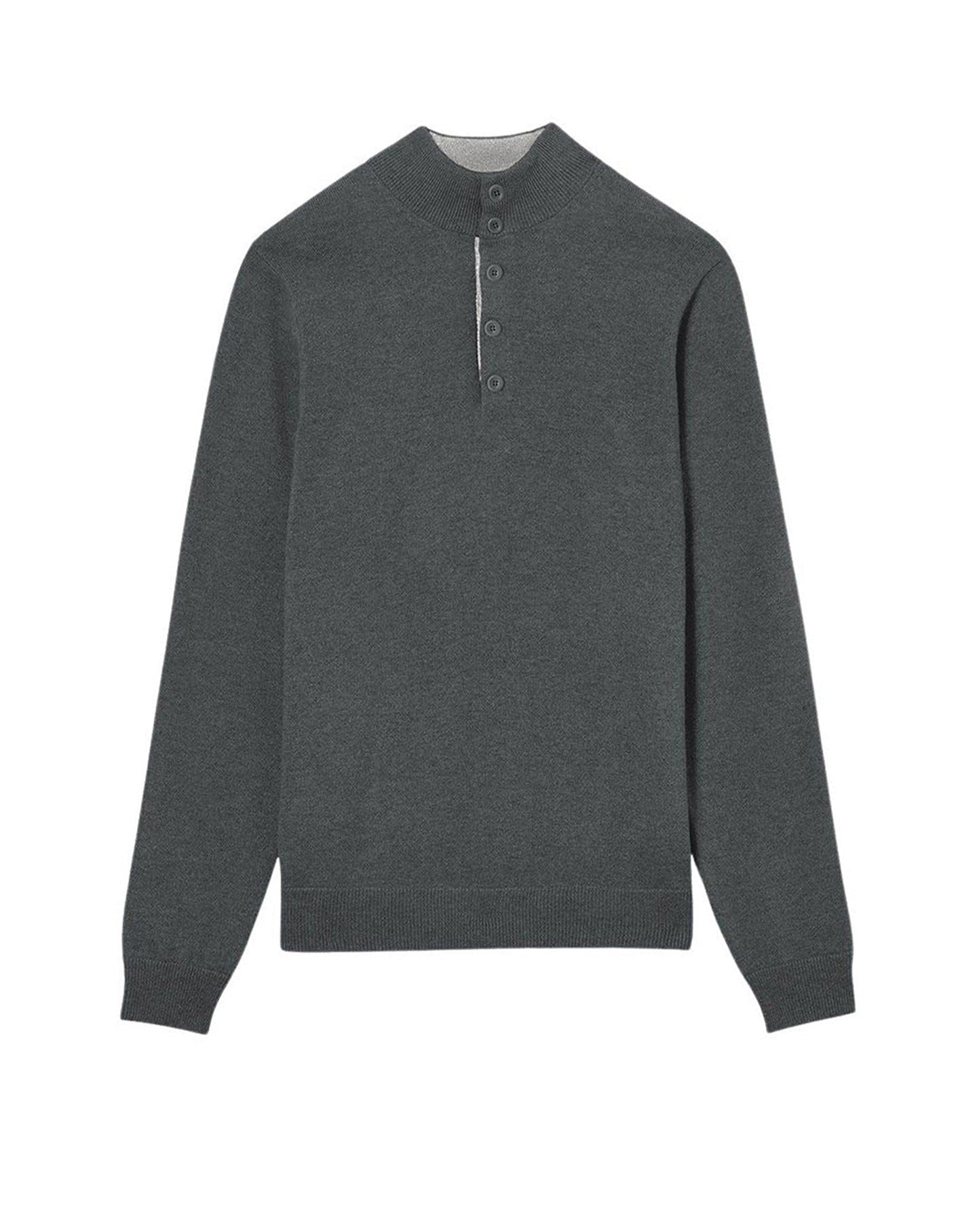 Two-tone cashmere sweater - Loup & Givre