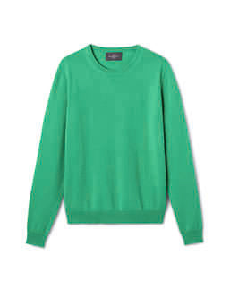 Pull Col Rond Classique - Vert Tupper