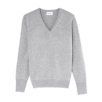 Pull V Classique - Givre