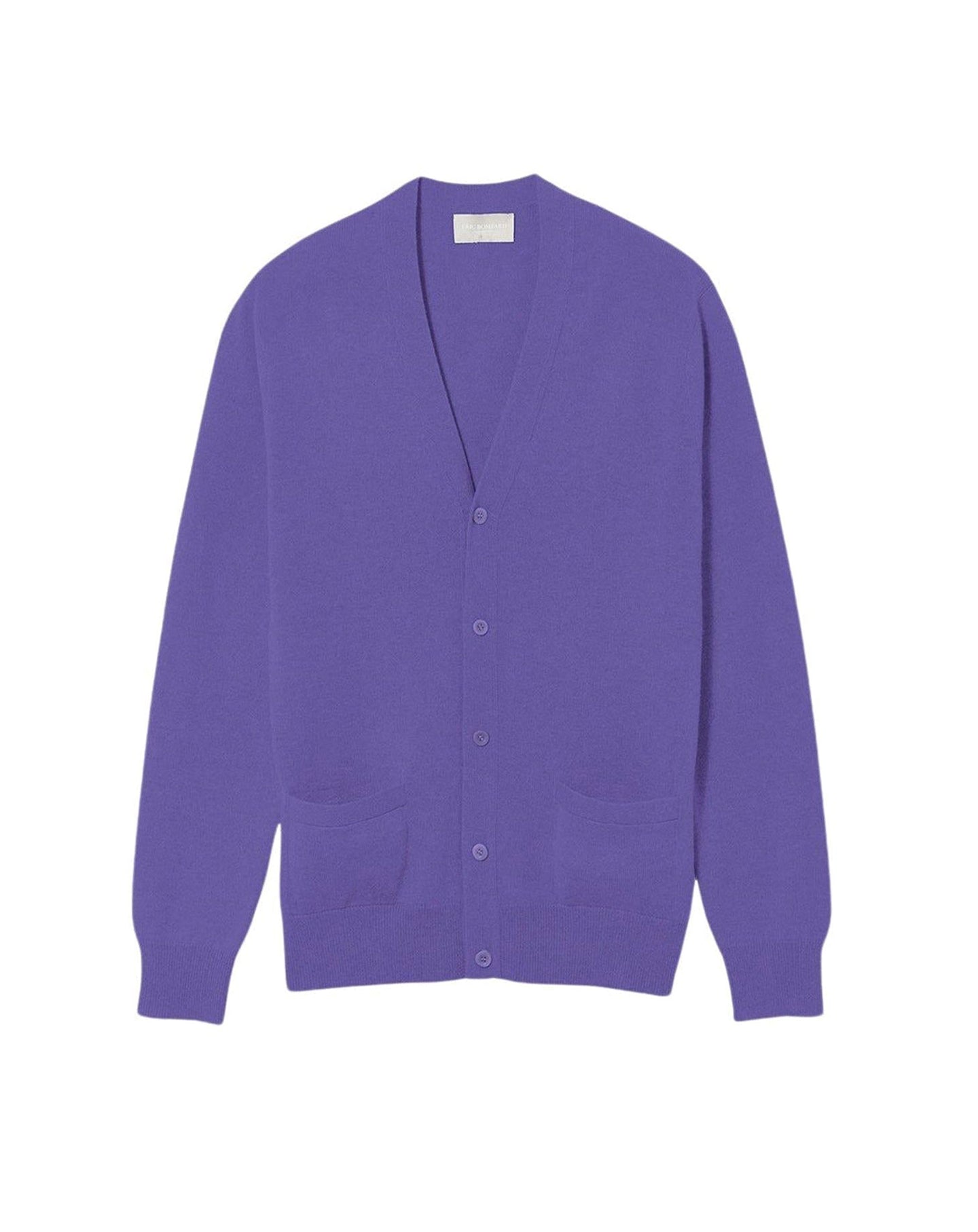 Classic cashmere V cardigan - Crocus