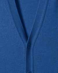 Classic cashmere V cardigan - Mykonos