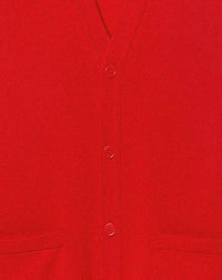 Gilet classique V en cachemire - Rouge Dragon