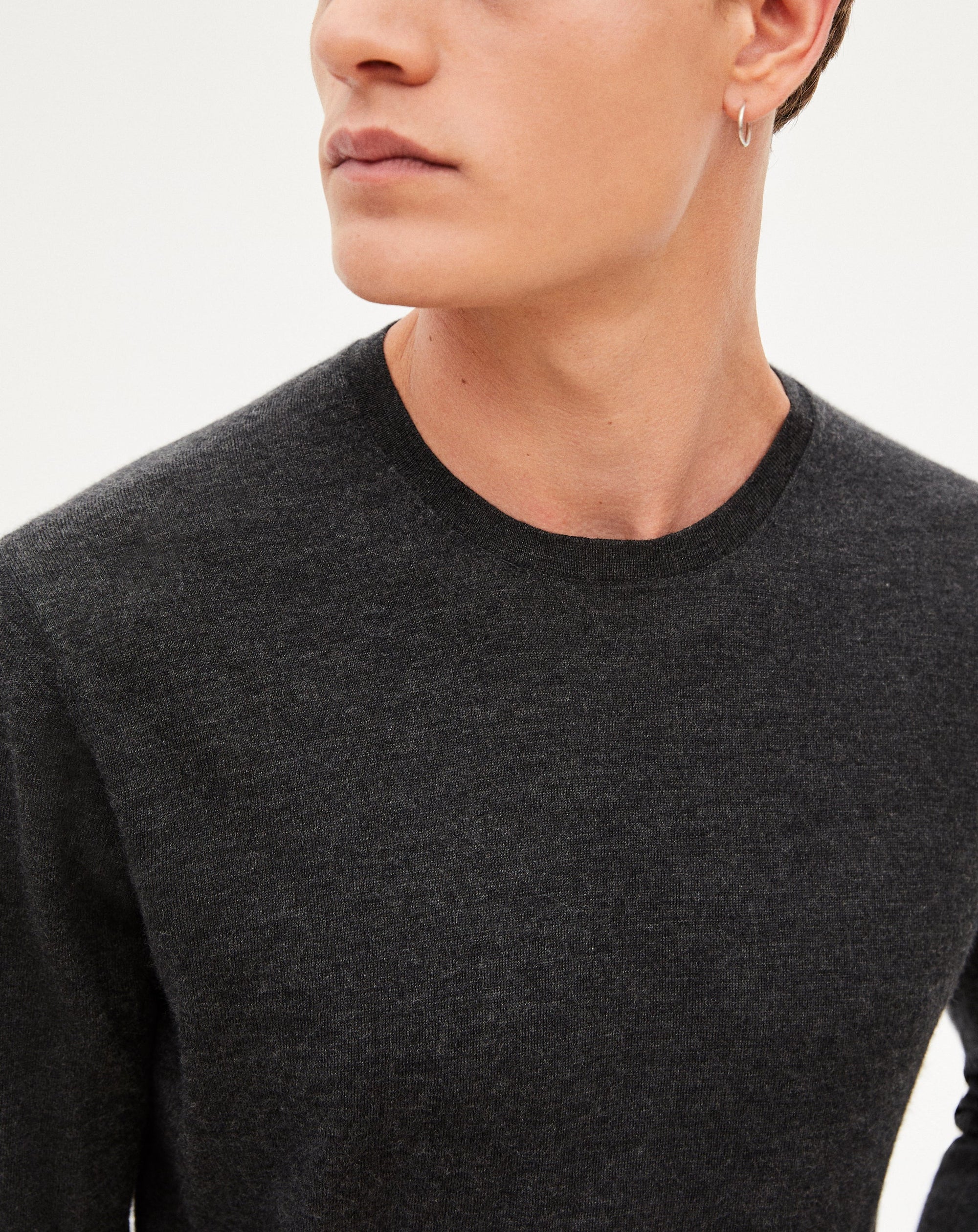 Ultra-fine cashmere crew neck jumper - Mykonos