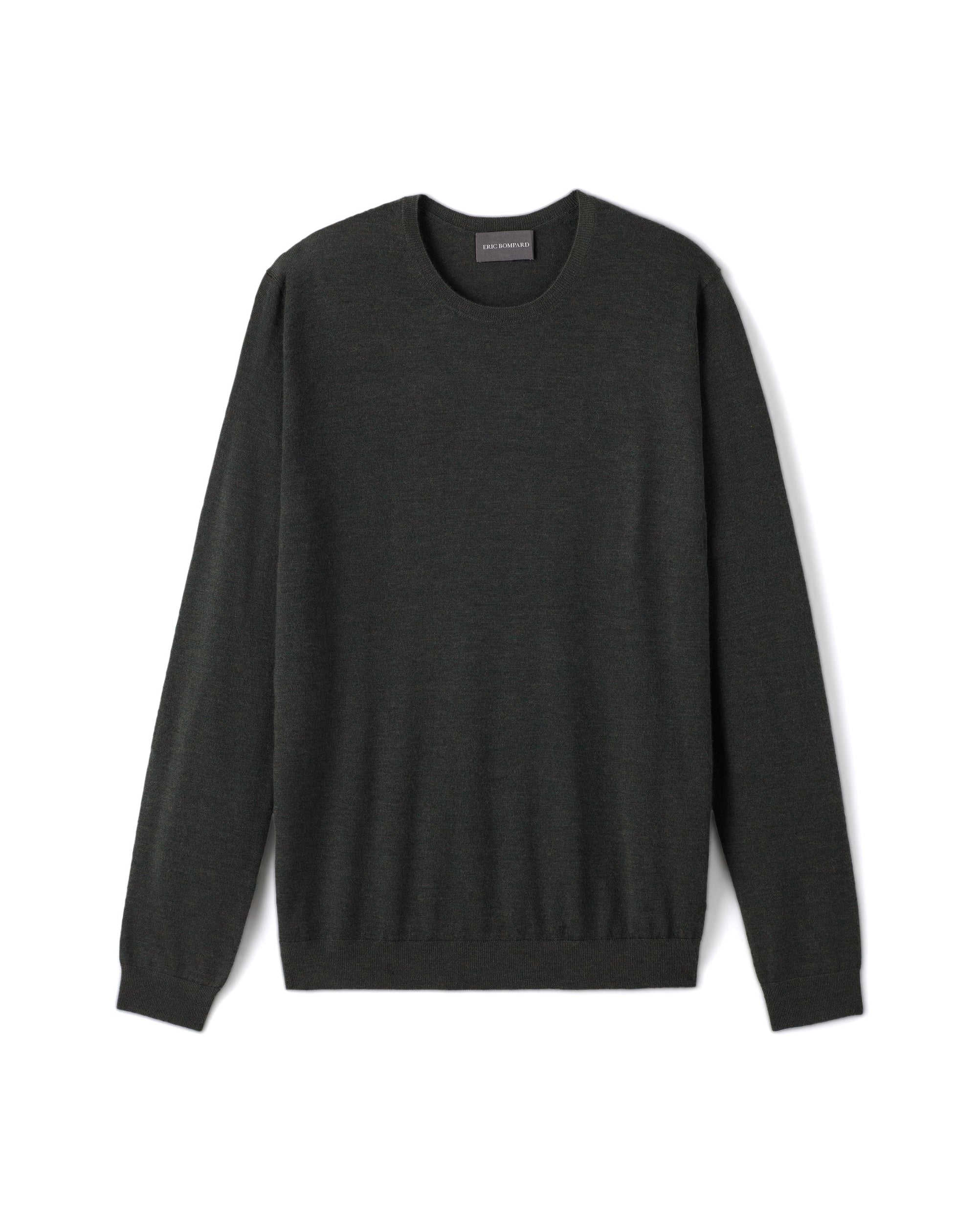 Ultra-fine cashmere crew neck jumper - Hunting