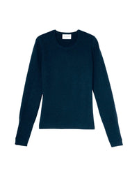 Pull cintré à fentes en cachemire et soie - Graphite