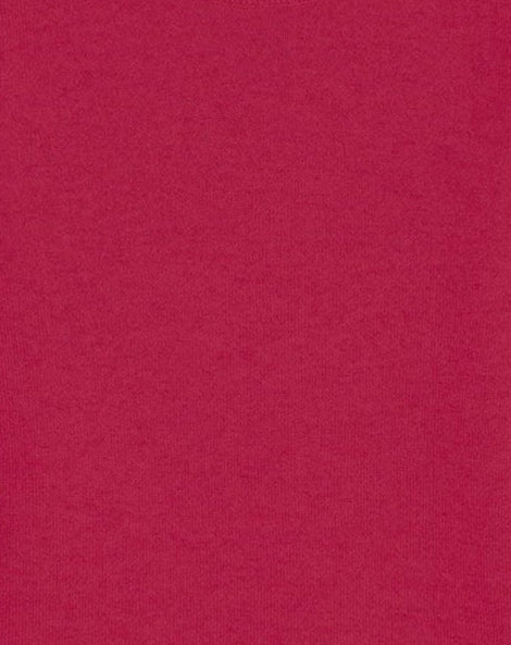 Slim-fit cashmere and silk crew neck jumper - Cosmopolitan Pink