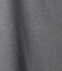 Slim-fit cashmere and silk V-neck jumper with slits - Béton