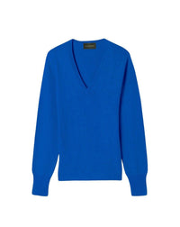 Slim-fit cashmere jumper with slit cuffs - Bosphore