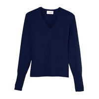 Pull V Cintré - Marine