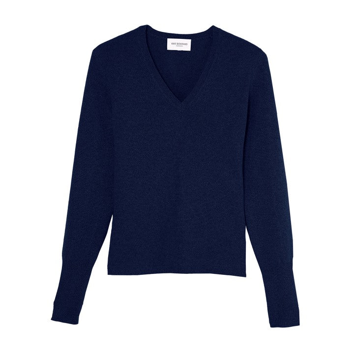 Pull V Cintré - Marine