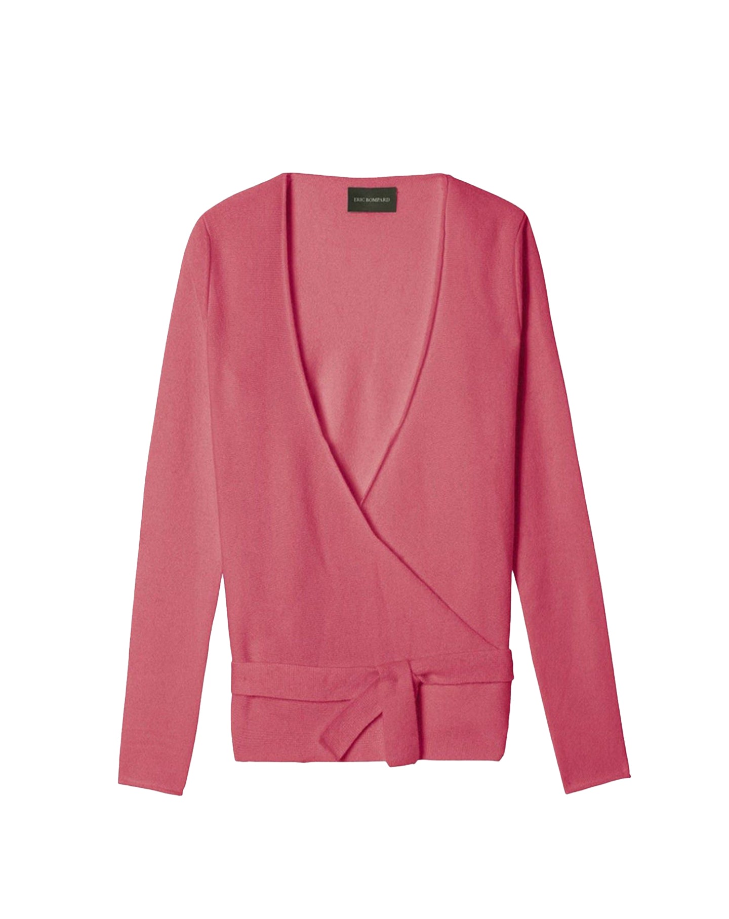Cashmere wrap-around tie - Pitaya
