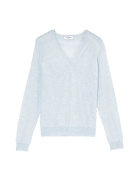 Ultra-fine cashmere V-neck jumper - Nuage