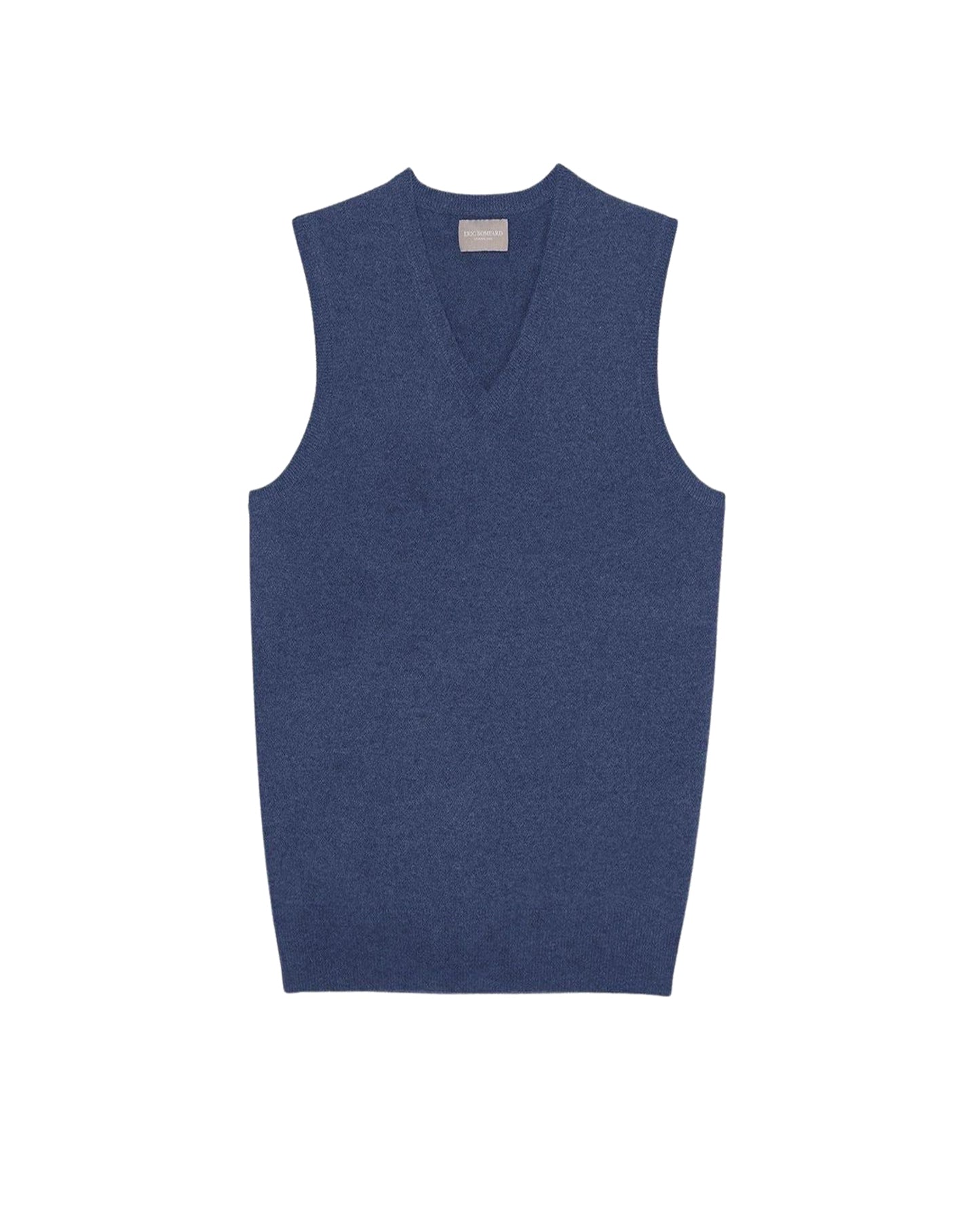 Sleeveless cashmere jumper - Indigo