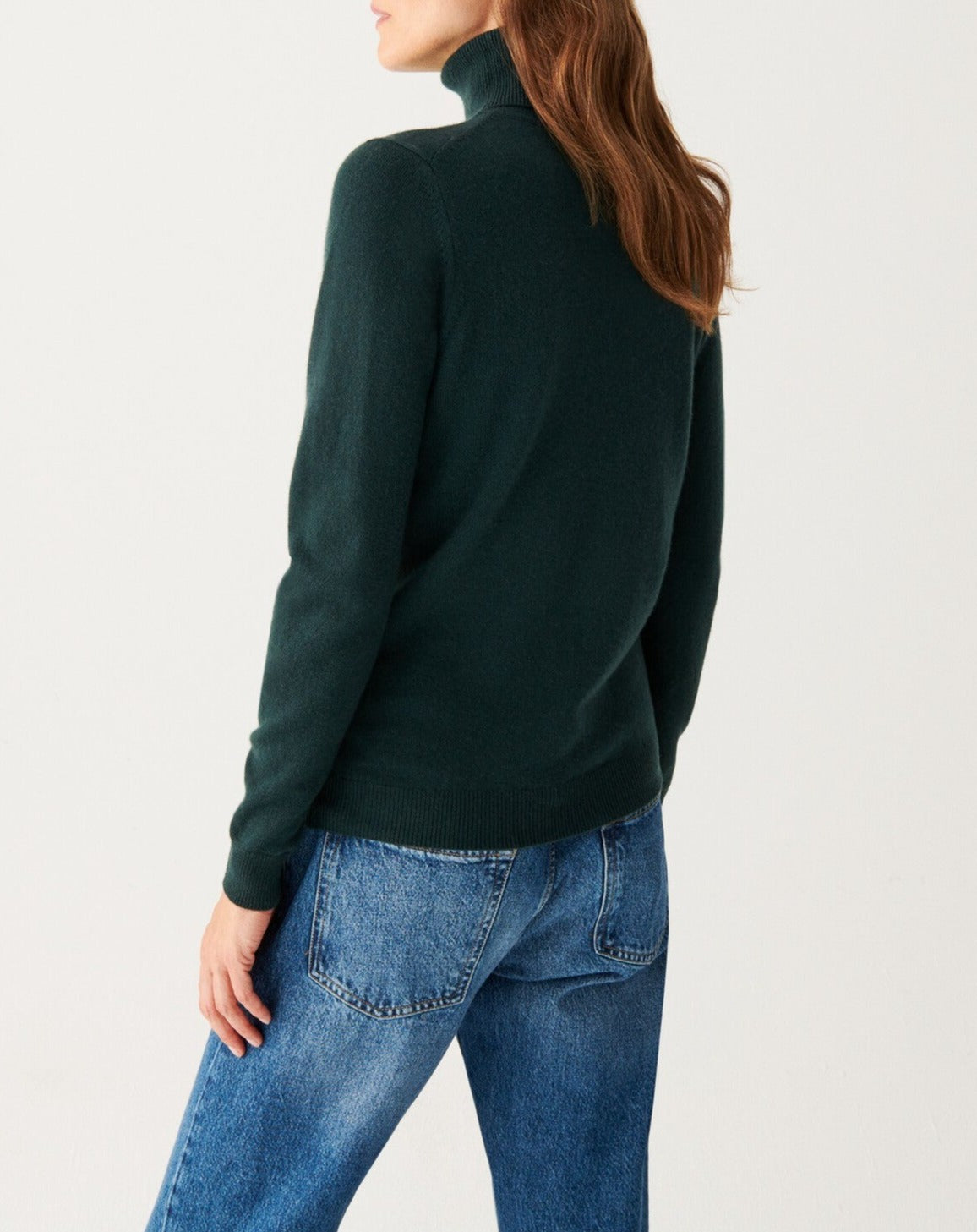 Classic cashmere turtleneck jumper - Flannel
