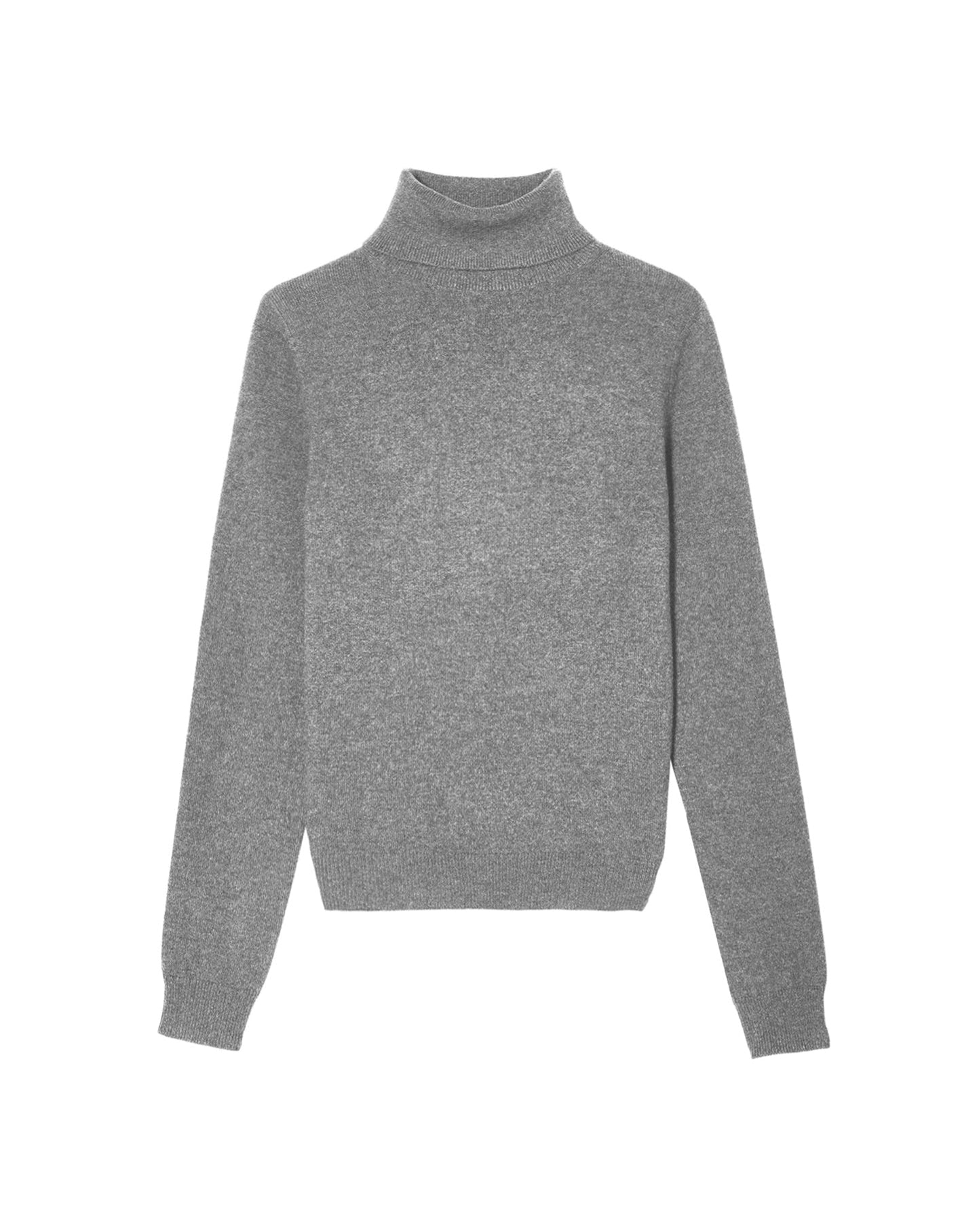 Classic cashmere turtleneck jumper - Flannel