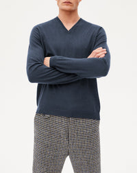 Pull ultrafin en cachemire - Gris Craie