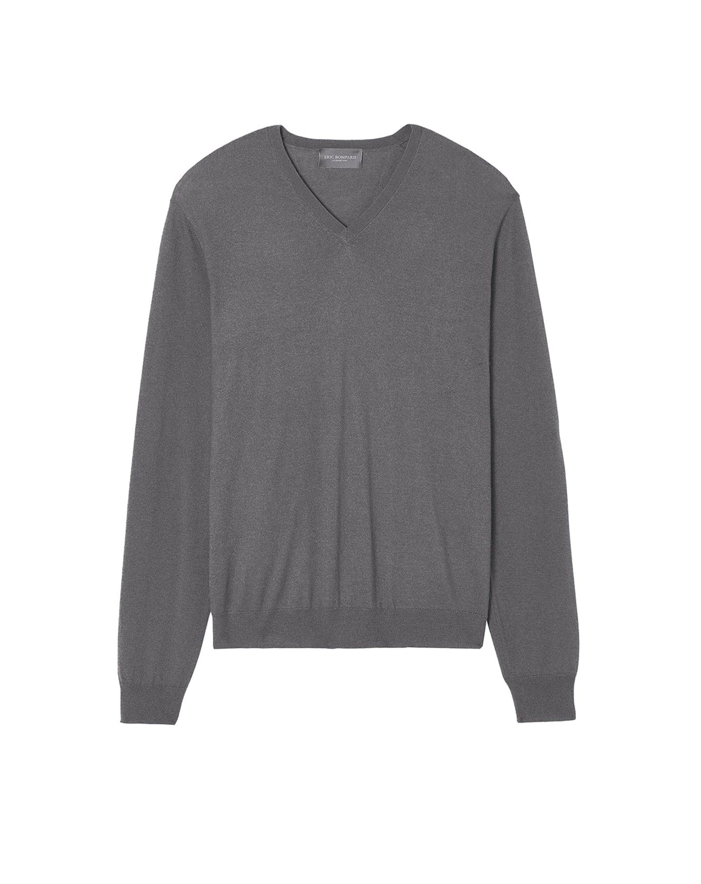 Ultra-fine cashmere jumper - Béton