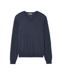 Pull ultrafin en cachemire - Indigo