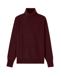 Pull col roulé classique en cachemire - Azuki