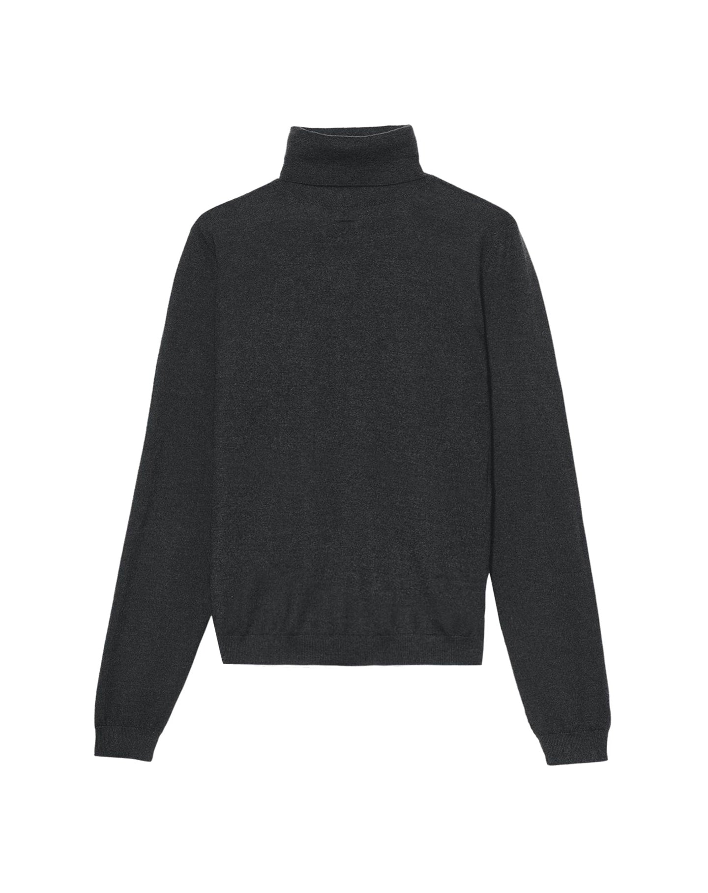 Ultra-fine cashmere turtleneck jumper - Anthracite