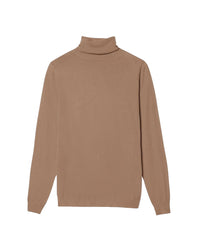 Pull col roulé ultrafin en cachemire - Coriandre