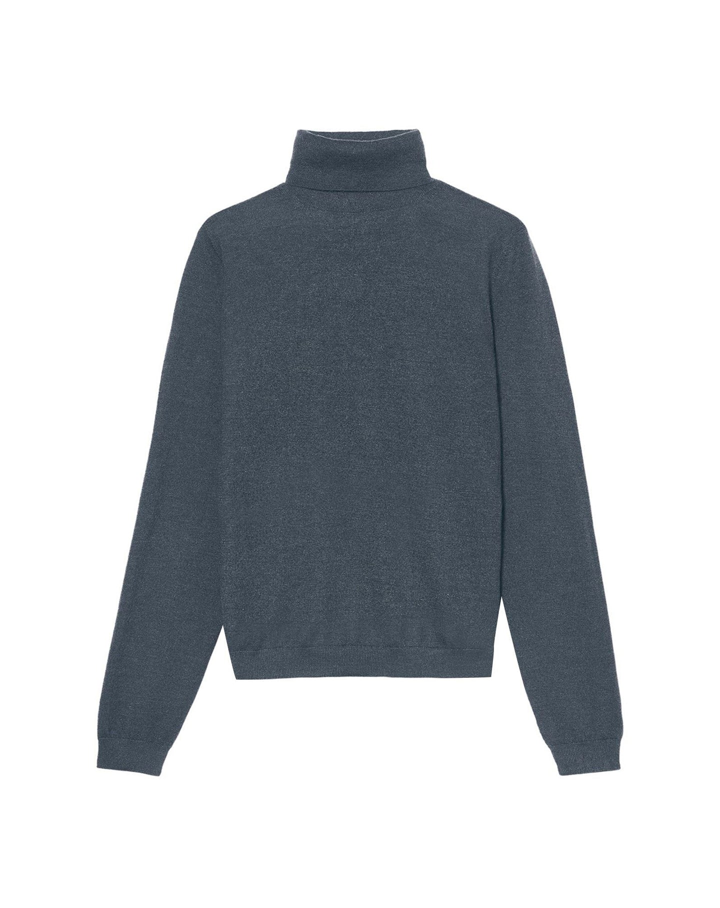 Ultra-fine cashmere turtleneck jumper - Storm grey