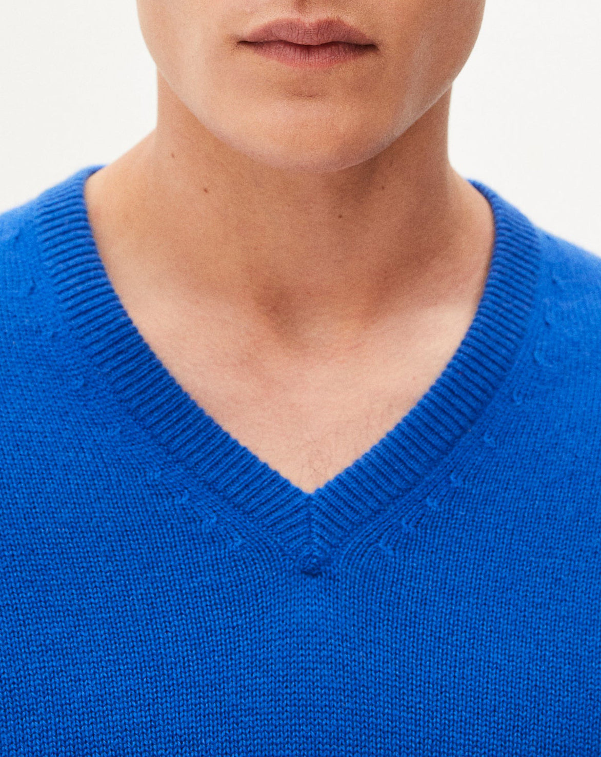 Cashmere V-neck jumper - Mykonos