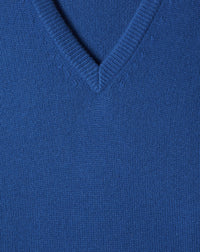Cashmere V-neck jumper - Mykonos