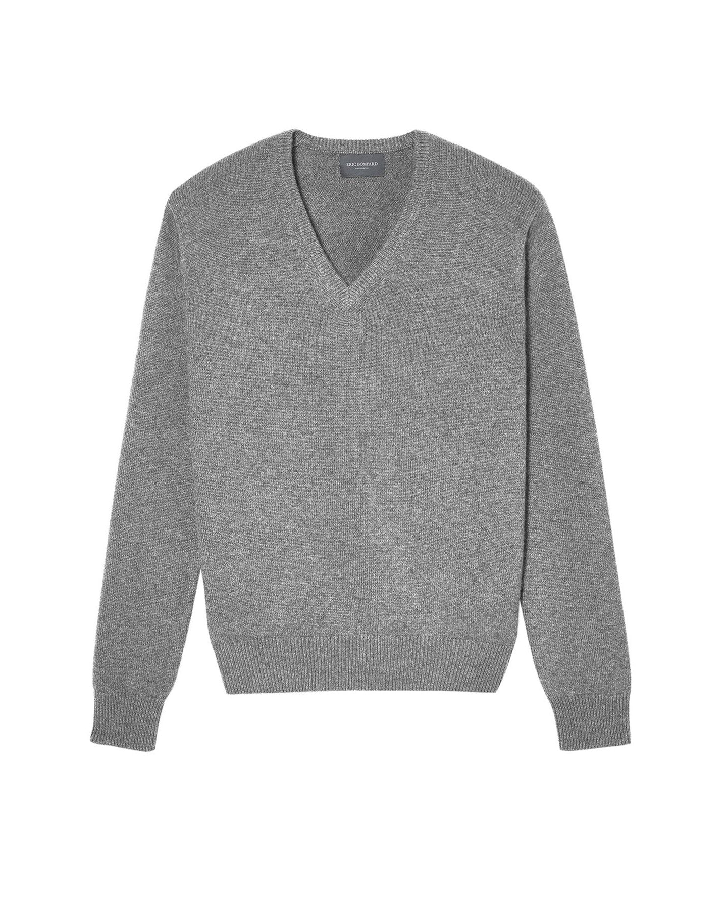 Cashmere V-neck jumper - Flannel
