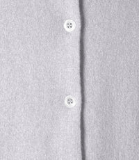 Classic cashmere cardigan - Chalk grey