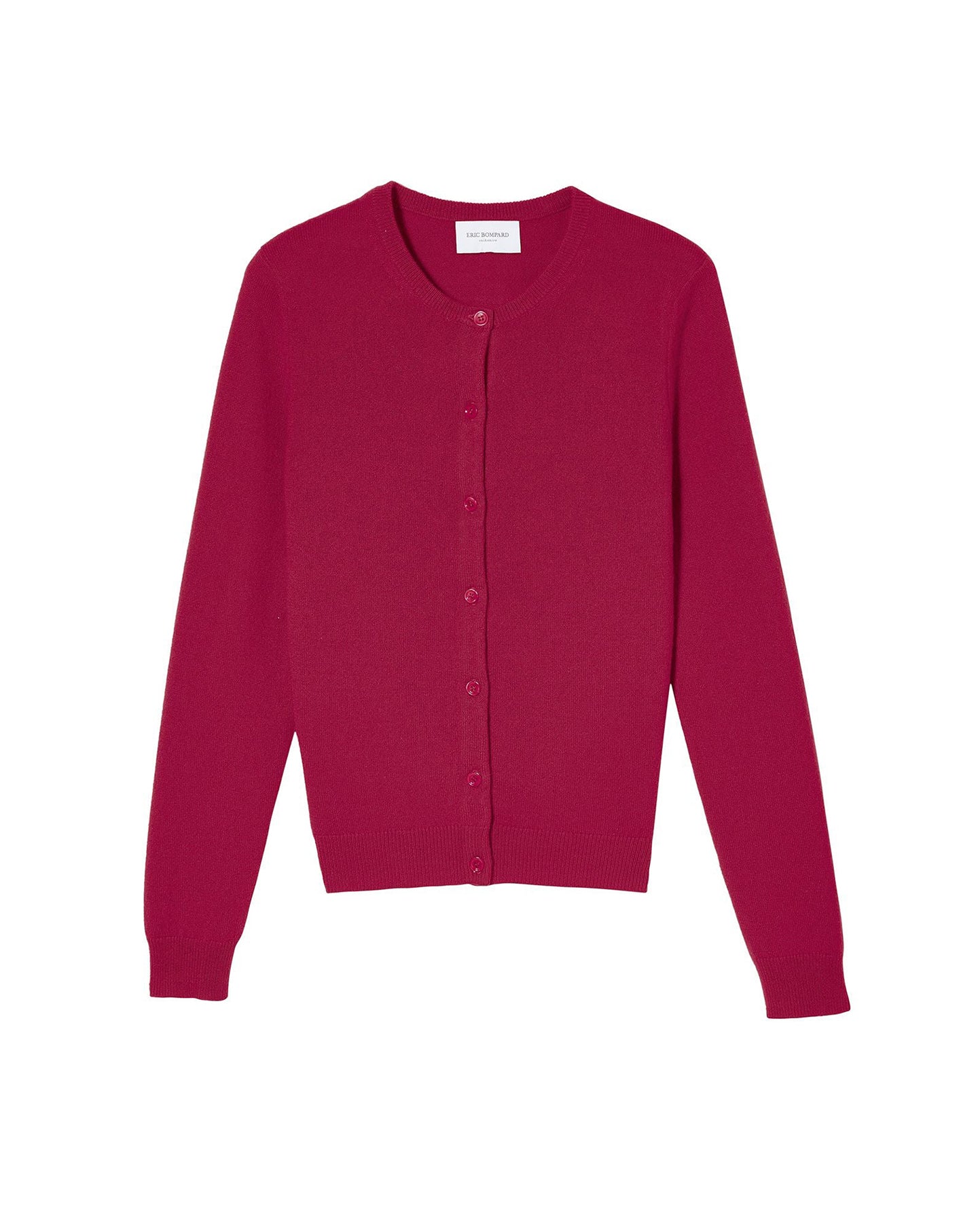 Classic cashmere cardigan - Rose Roussillon