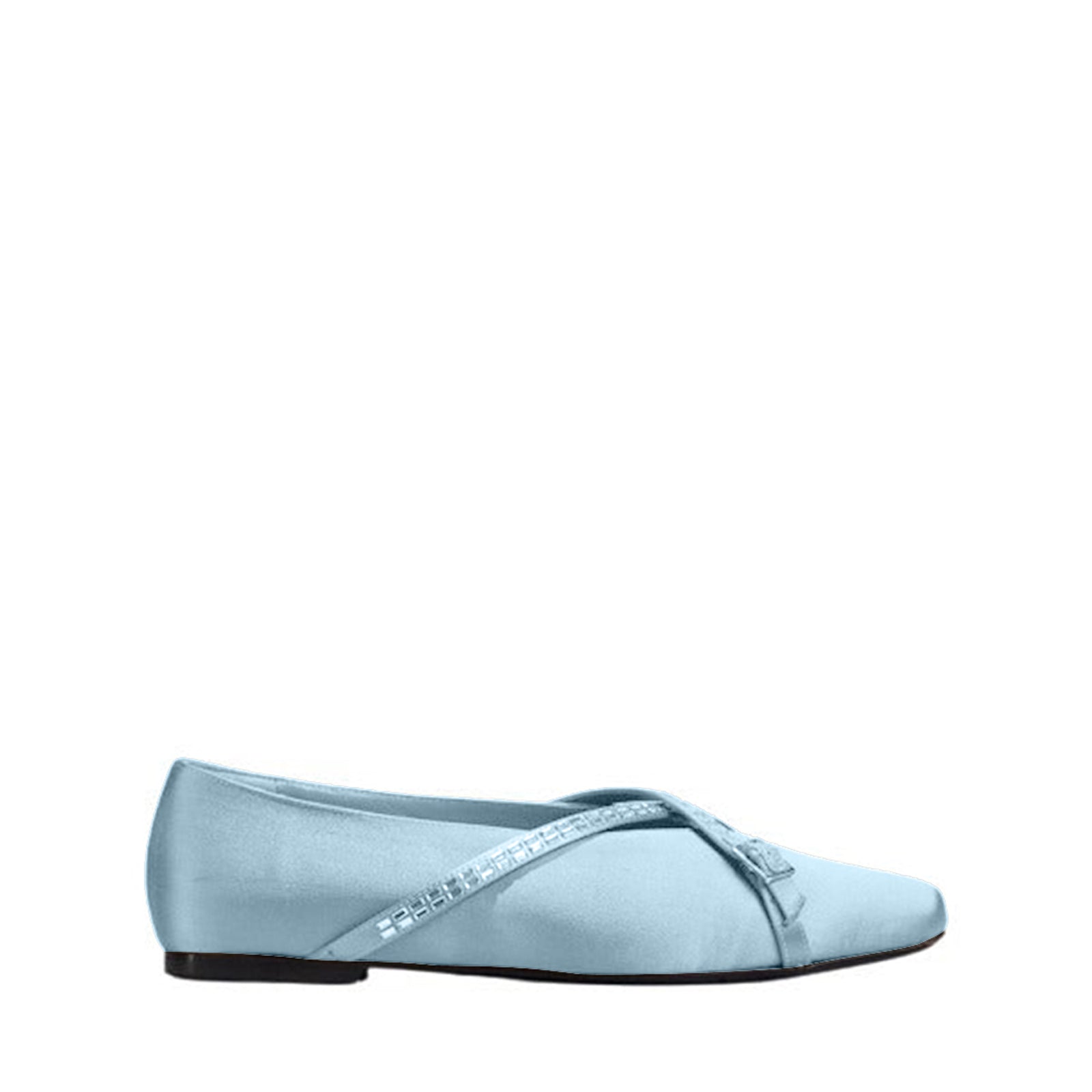Ballerinas Cara - Sky blue satin