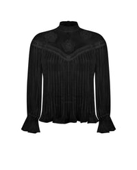 Blouse Eros en soie - Black