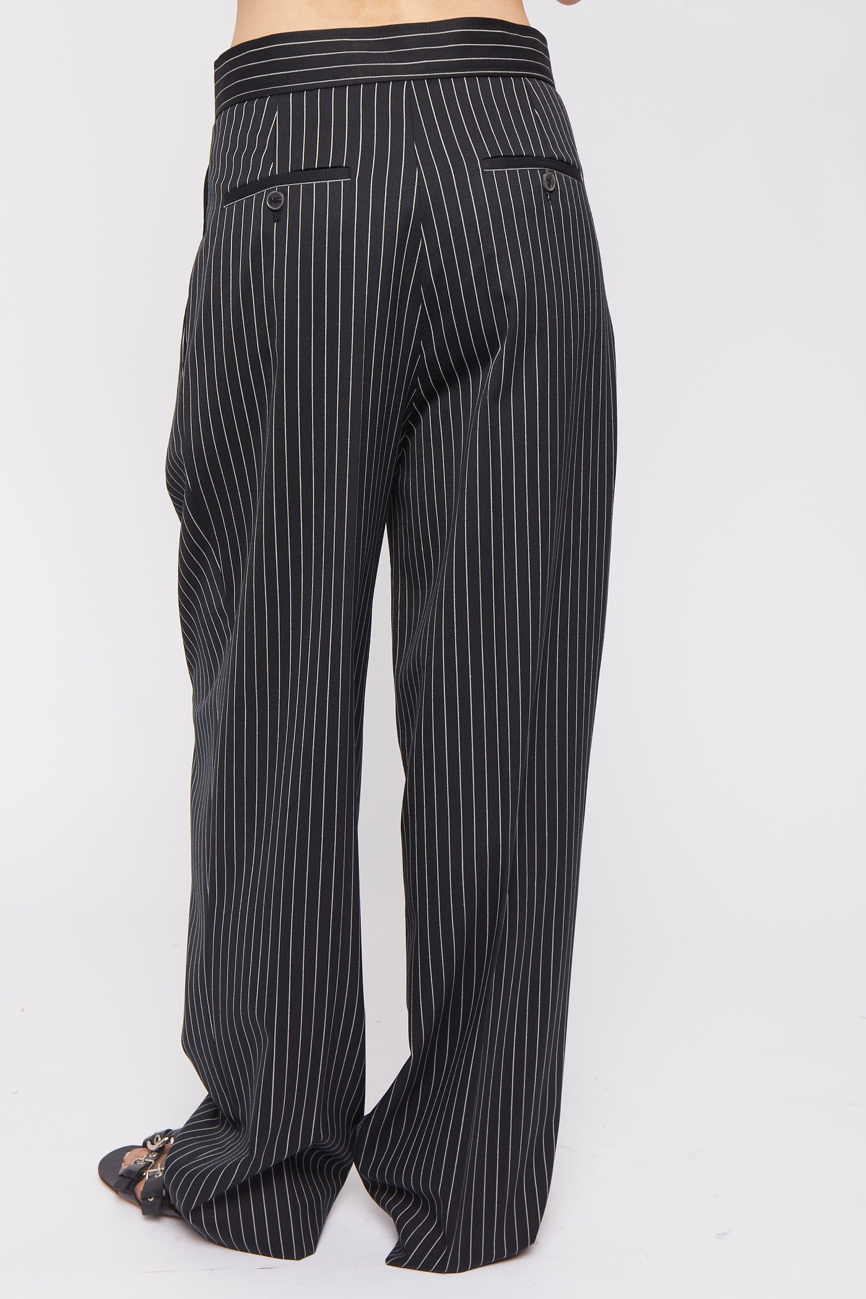 Pantalon Mondo en laine - Black & White