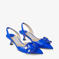 Slingbacks Moni 50 en cuir - Ultraviolet & Ultraviolet