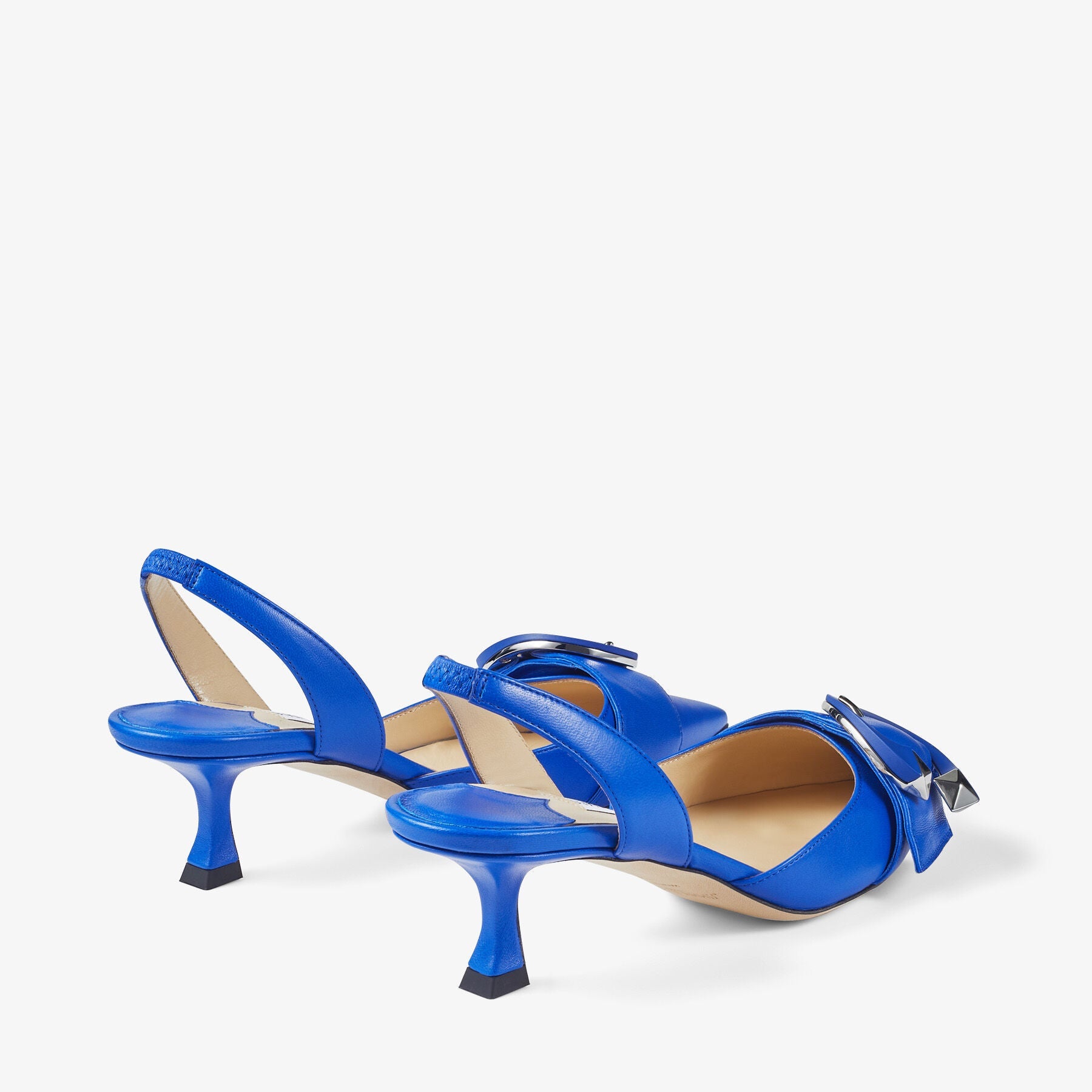 Slingbacks Moni 50 en cuir - Ultraviolet & Ultraviolet