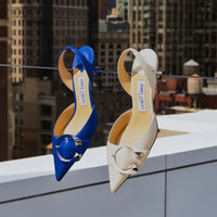 Slingbacks Moni 50 en cuir - Ultraviolet & Ultraviolet