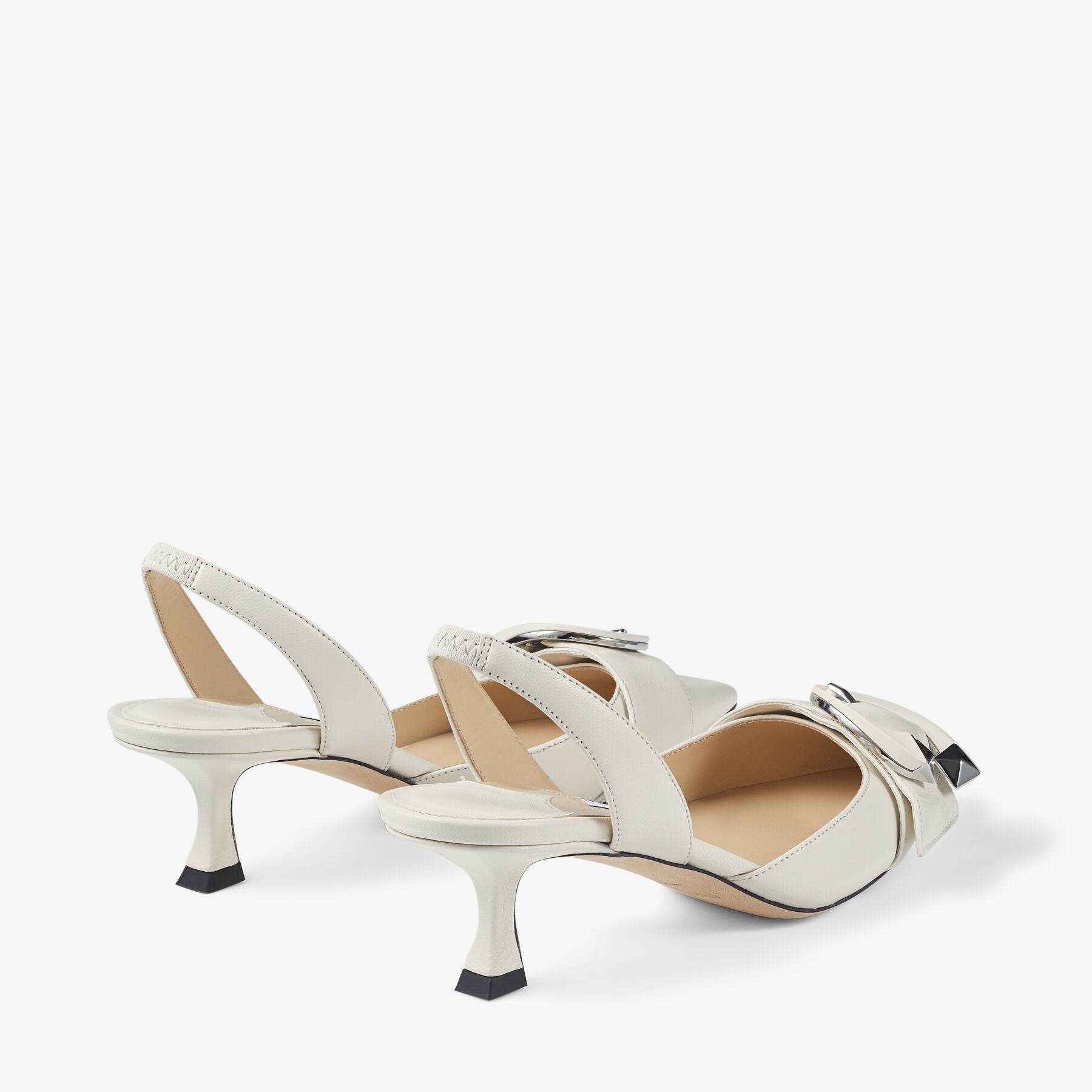 Moni 50 leather slingbacks - Latte