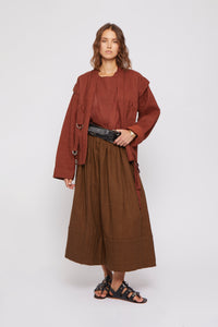 ZNOSTOCK_BLACK VESTE MONK - Black